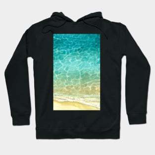 Watercolour Tranquil Sea Hoodie